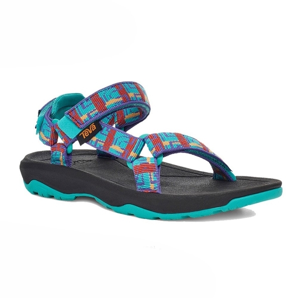 TEVA 童鞋 HURRICANE XLT2 圖騰藍黑 機能 涼鞋 中童 TV1019390CNCM