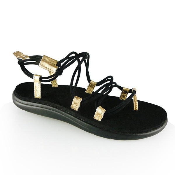 TEVA 涼鞋 VOYA INFINITY 黑金 羅馬 織帶涼鞋 女 TV1097852BKGD