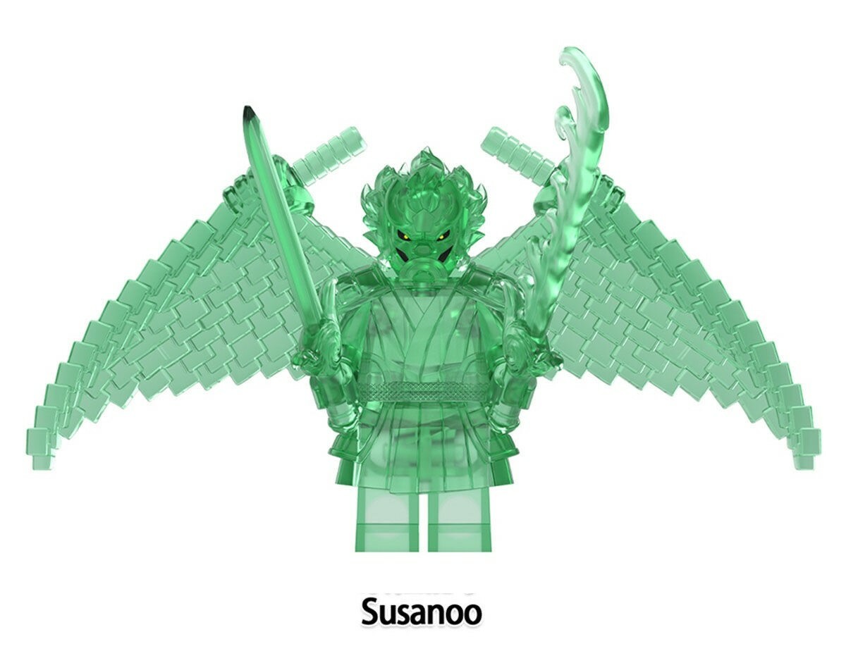 Naruto Sasuke Susanoo Custom Minifigures Fit Lego WM6167 WM2595