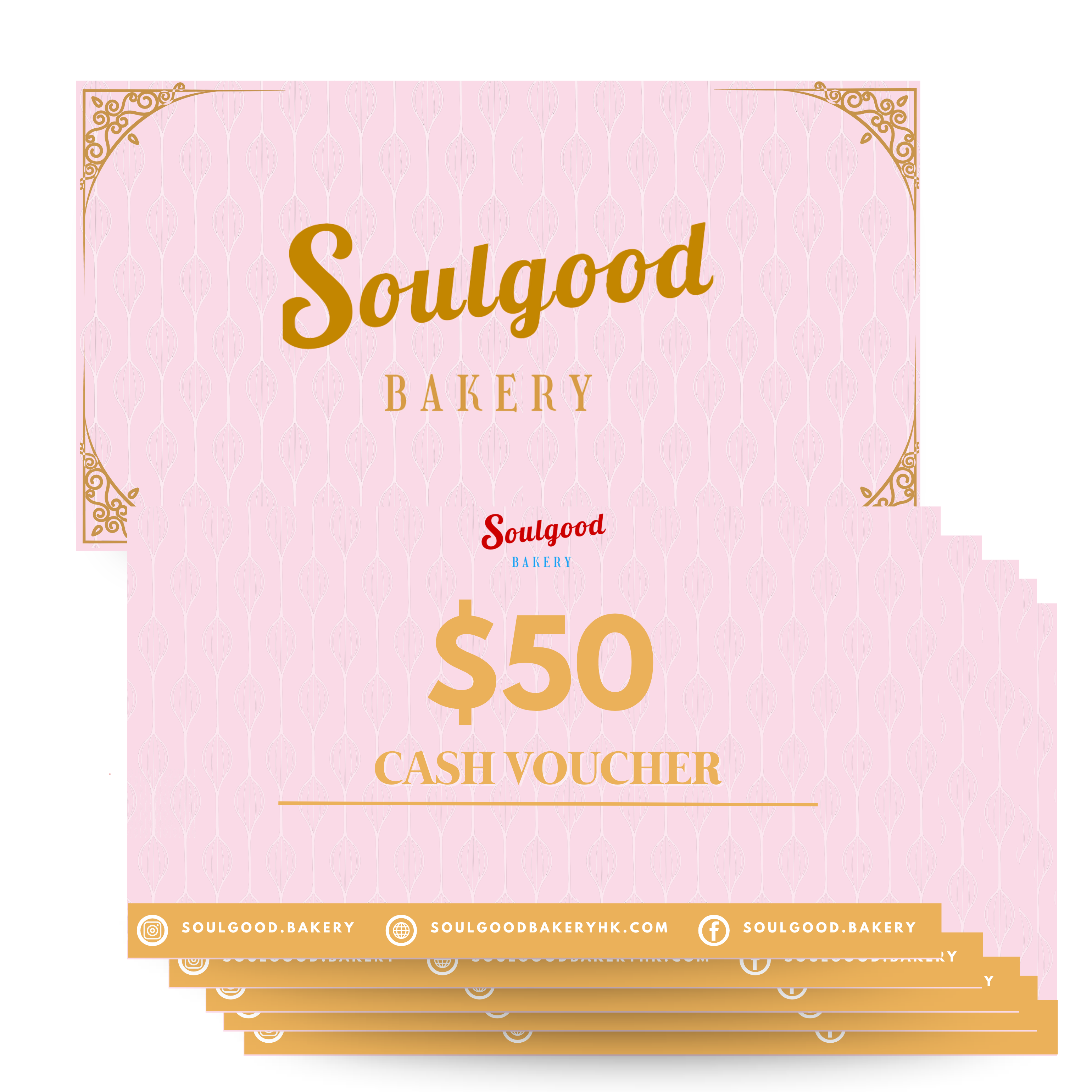 $50現金禮券 (買 20 得 22) HK$50 Cash Voucher (20pcs) + Get 2 Extra