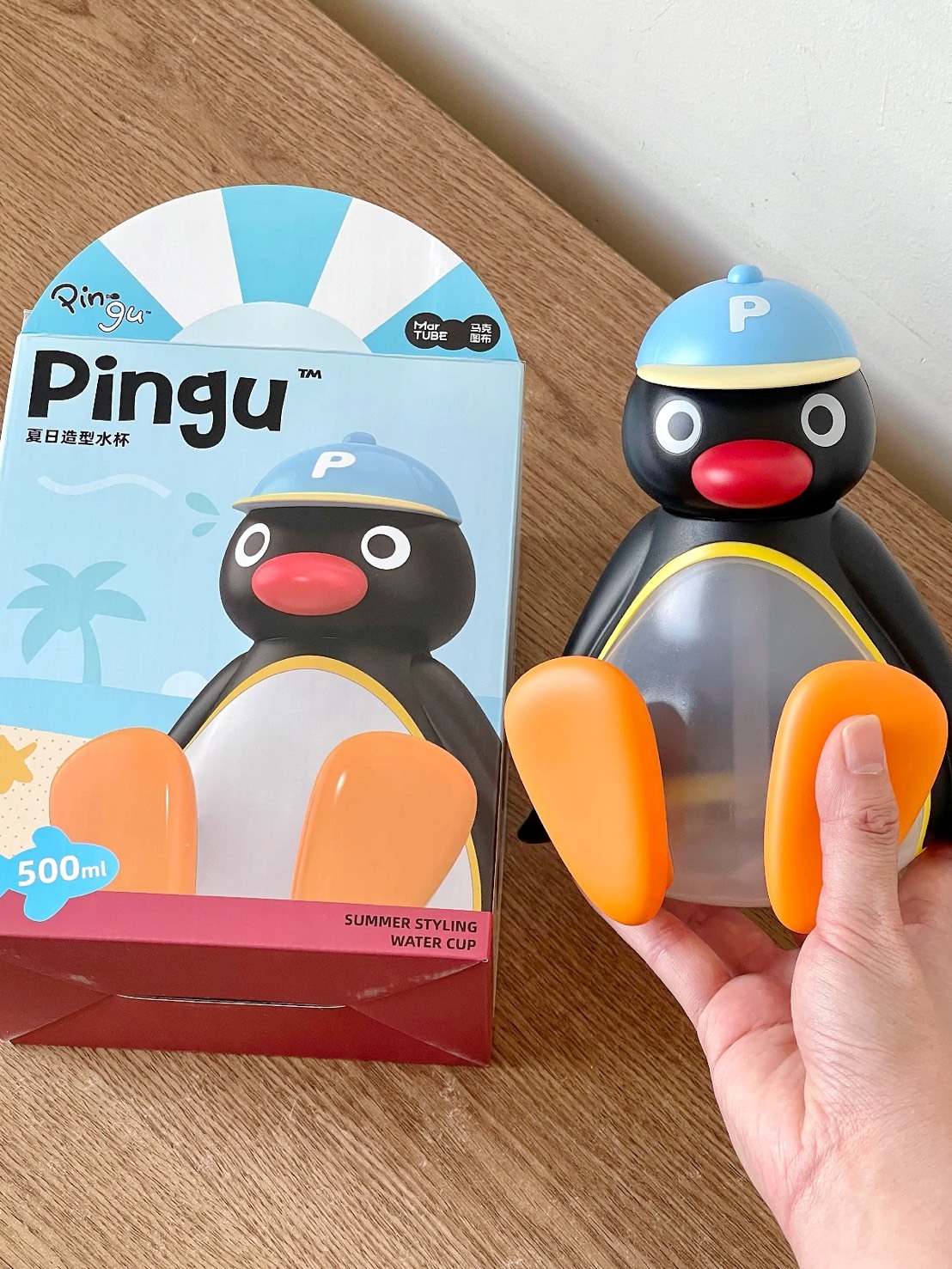 正版授權 PINGU夏日水壺