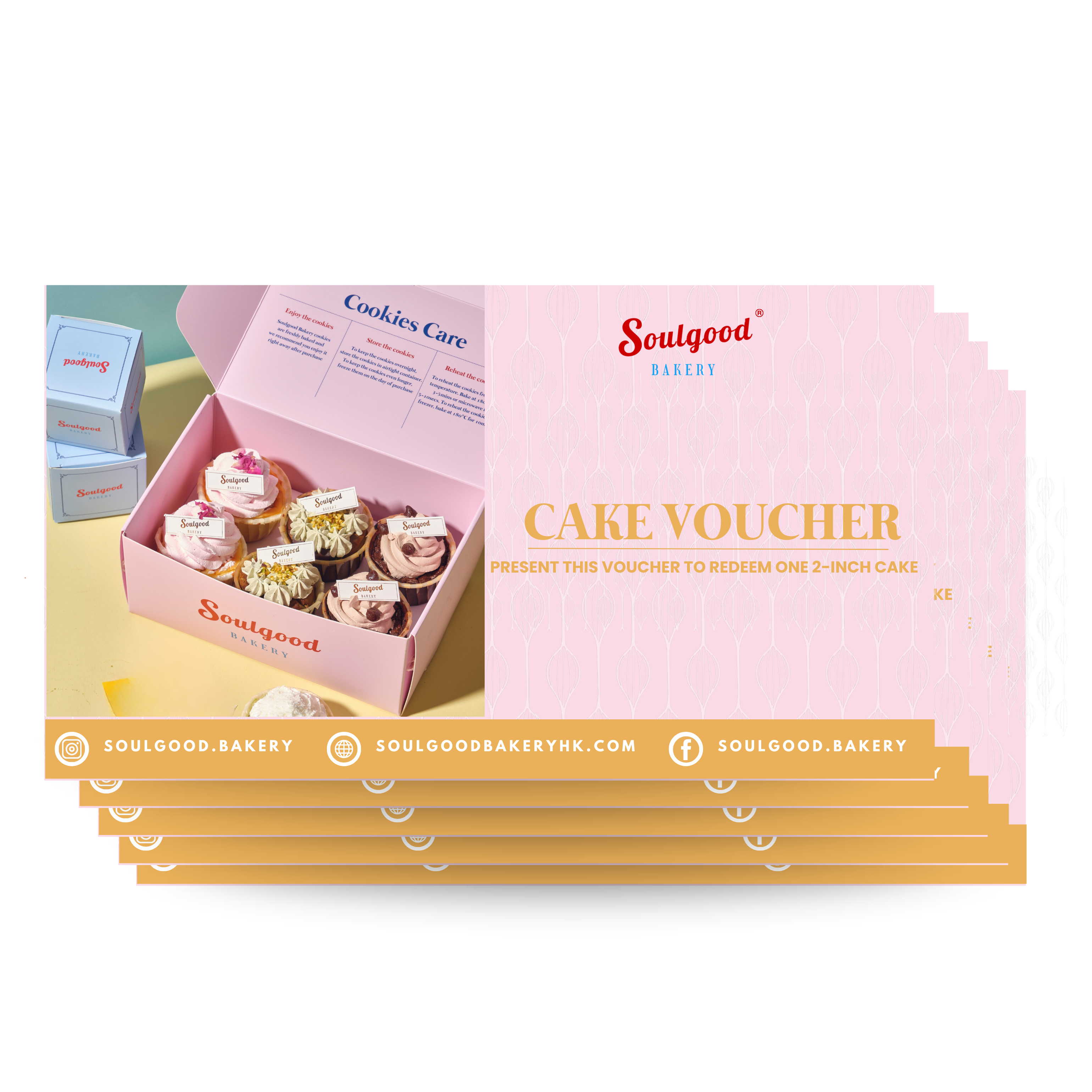 2吋蛋糕換領券 (10 張) 2"Cake Voucher (10pcs)