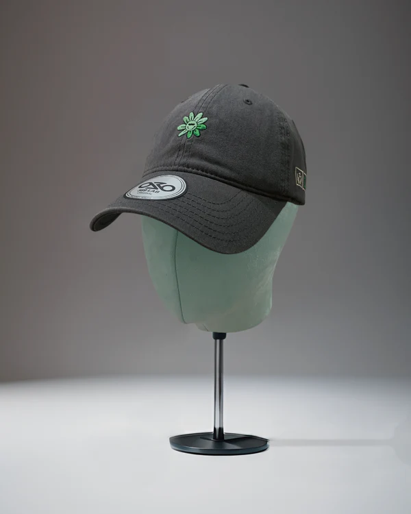 369Lab BABY FLOWER CAP - Dark Grey