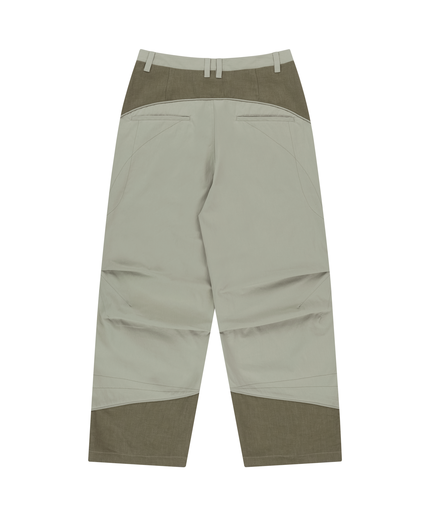 SAN SAN GEAR |LINEN BLOCK PANTS “BEIGE”