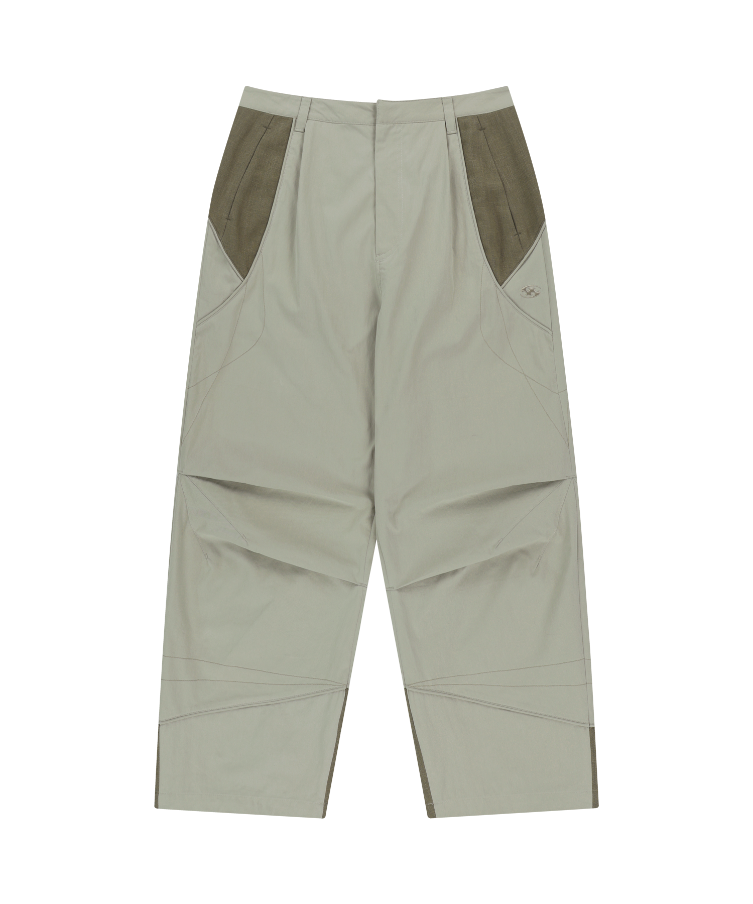 SAN SAN GEAR |LINEN BLOCK PANTS “BEIGE”