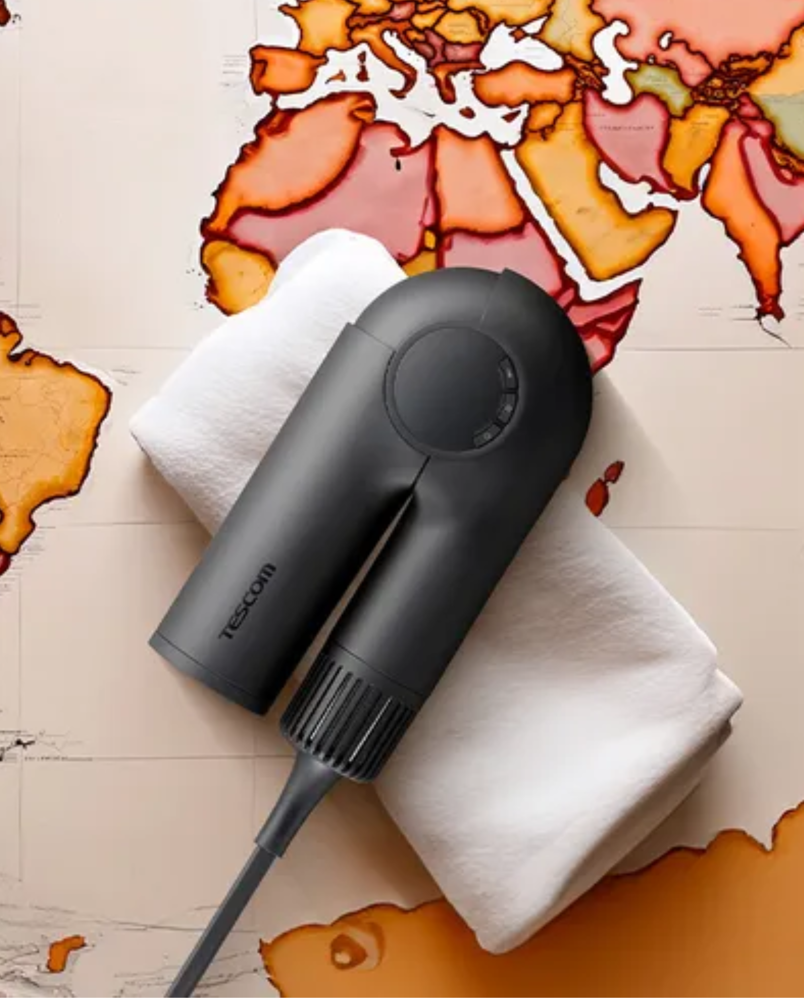 [單次型出租方案] TESCOM | 自動變壓摺疊修護離子吹風機 TD860TW