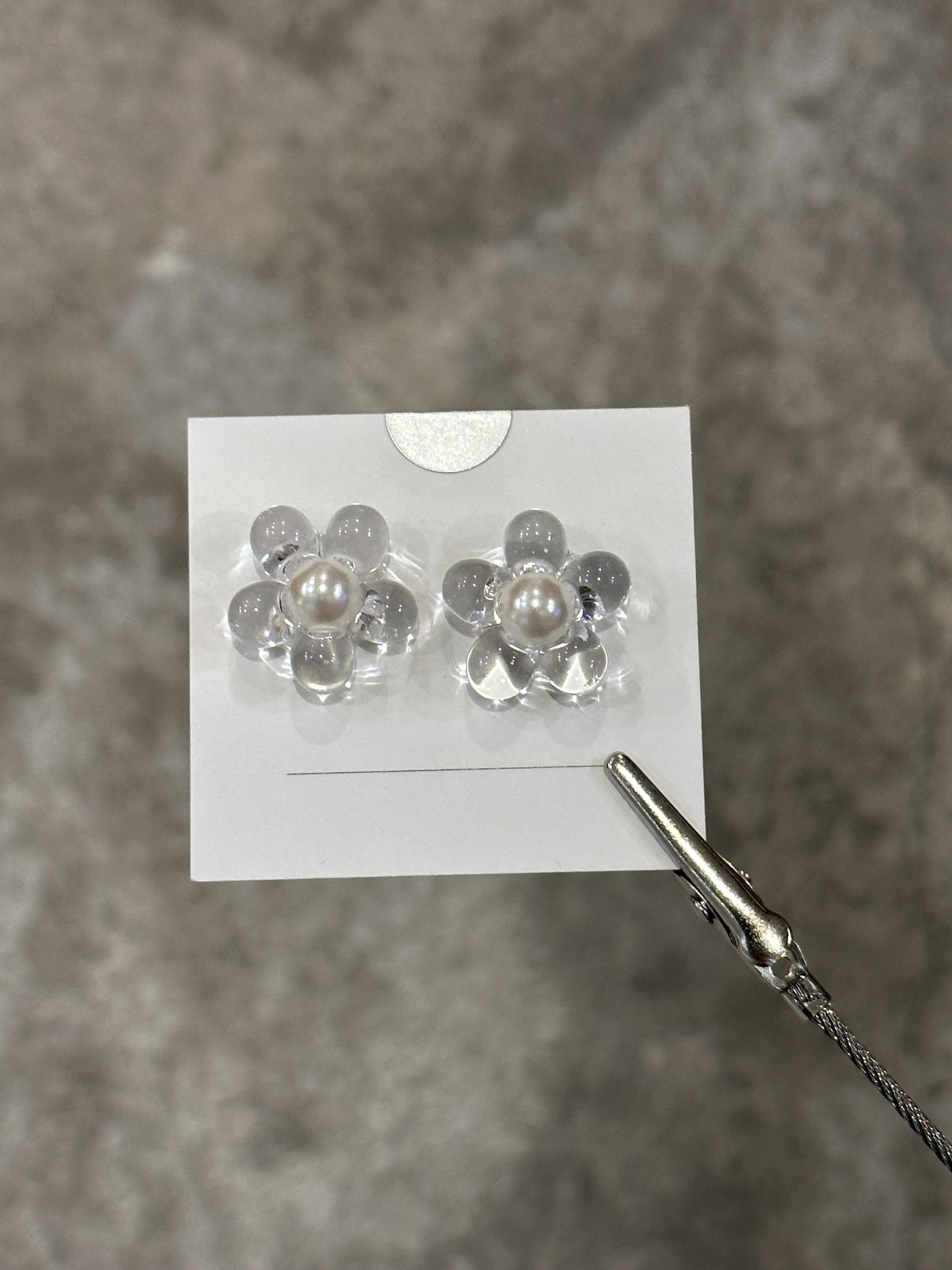 [Chouette Me.] 小花耳環 | 耳針 | 珍珠 | NO.181