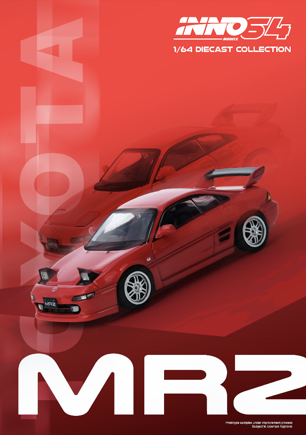 【預訂】INNO64 Toyota MR2 (SW20) Red