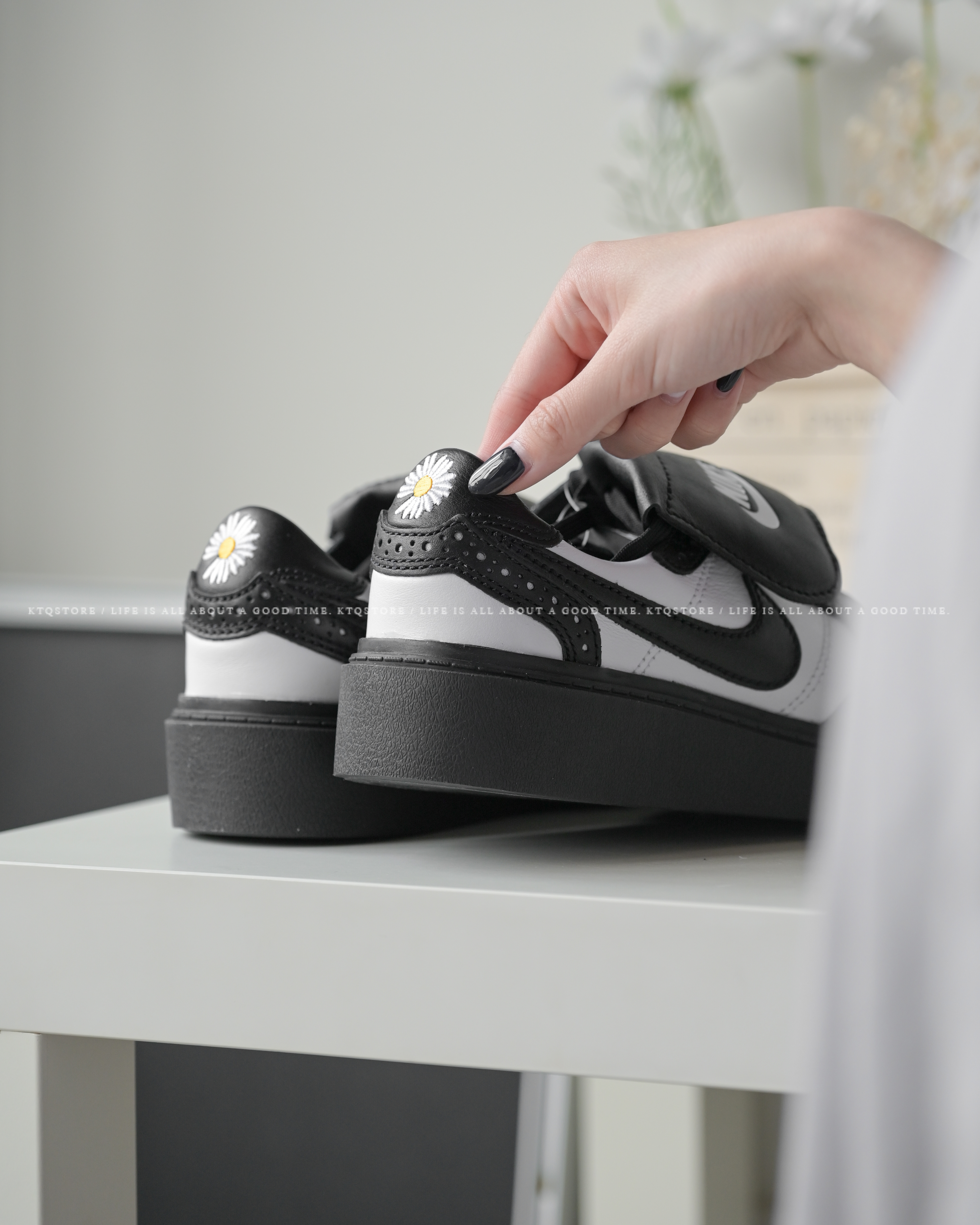 KTQ STORE ‧ Nike Kwondo 1 x PEACEMINUSONE 黑白熊貓 小雛菊 牛津鞋 GD DH2482-101