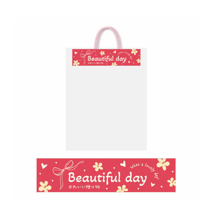 透明禮品提袋 花袋 輕甜時刻 10入/包 15*22cm【4-27152202】