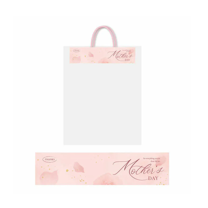 透明禮品提袋 花袋 媽咪物語 10入/包 15*22cm【4-27152201】