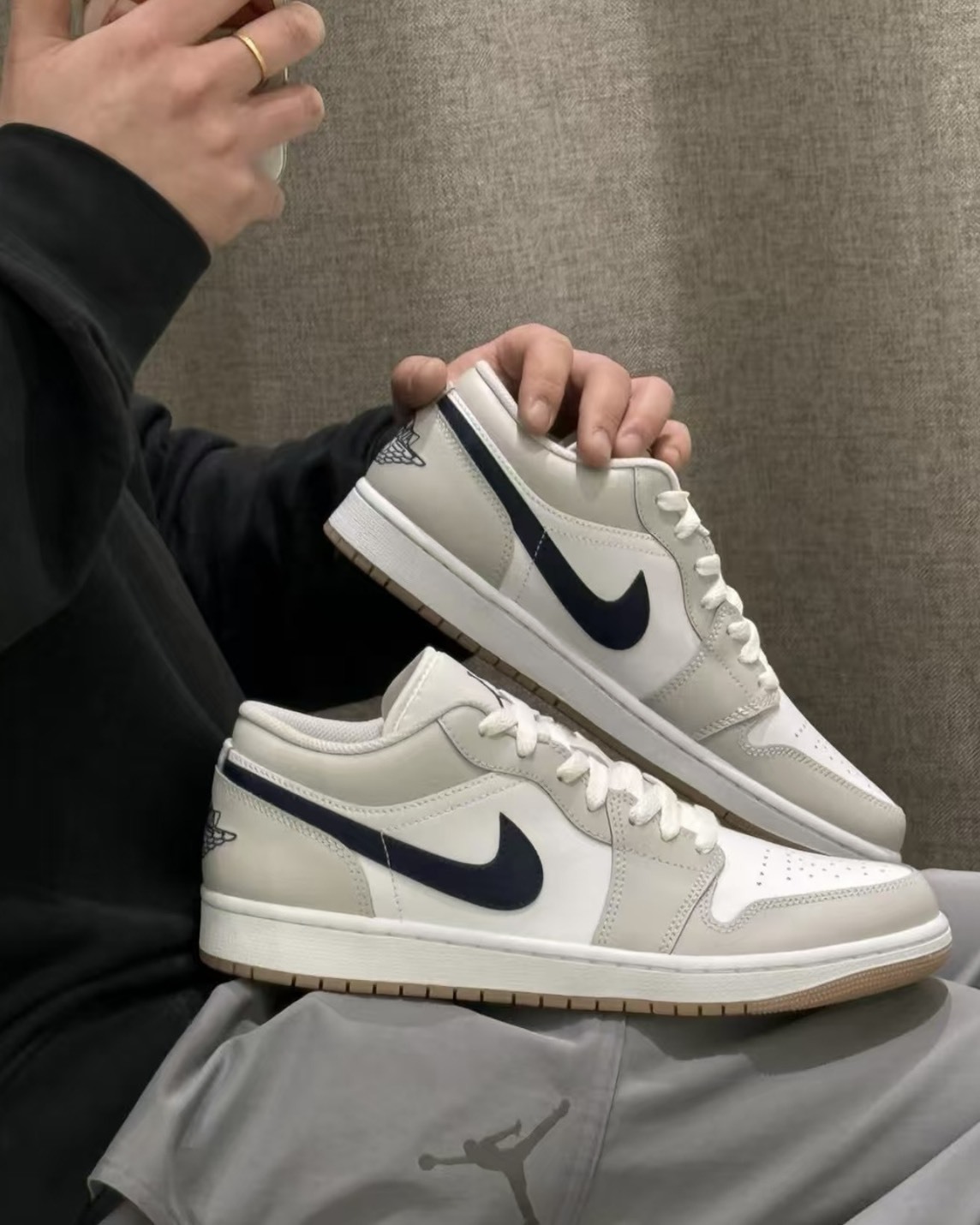 Air Jordan 1 Low Georgetown AJ1 灰藍 灰 藍 喬治城