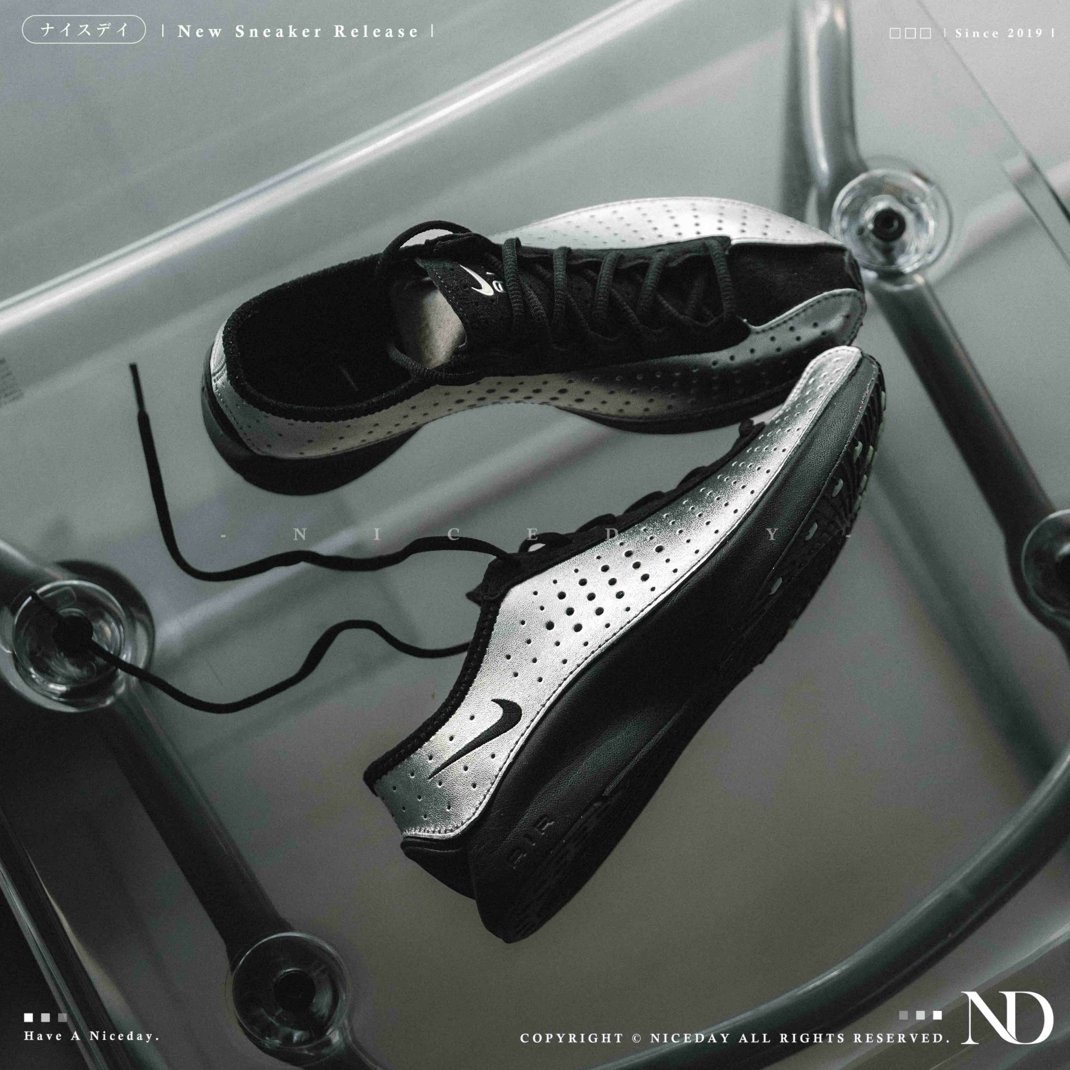 NICEDAY 代購 Nike Wmns Air Superfly Metallic Silver 金屬銀 銀黑 銀色 男女鞋 女款 IB5824-001