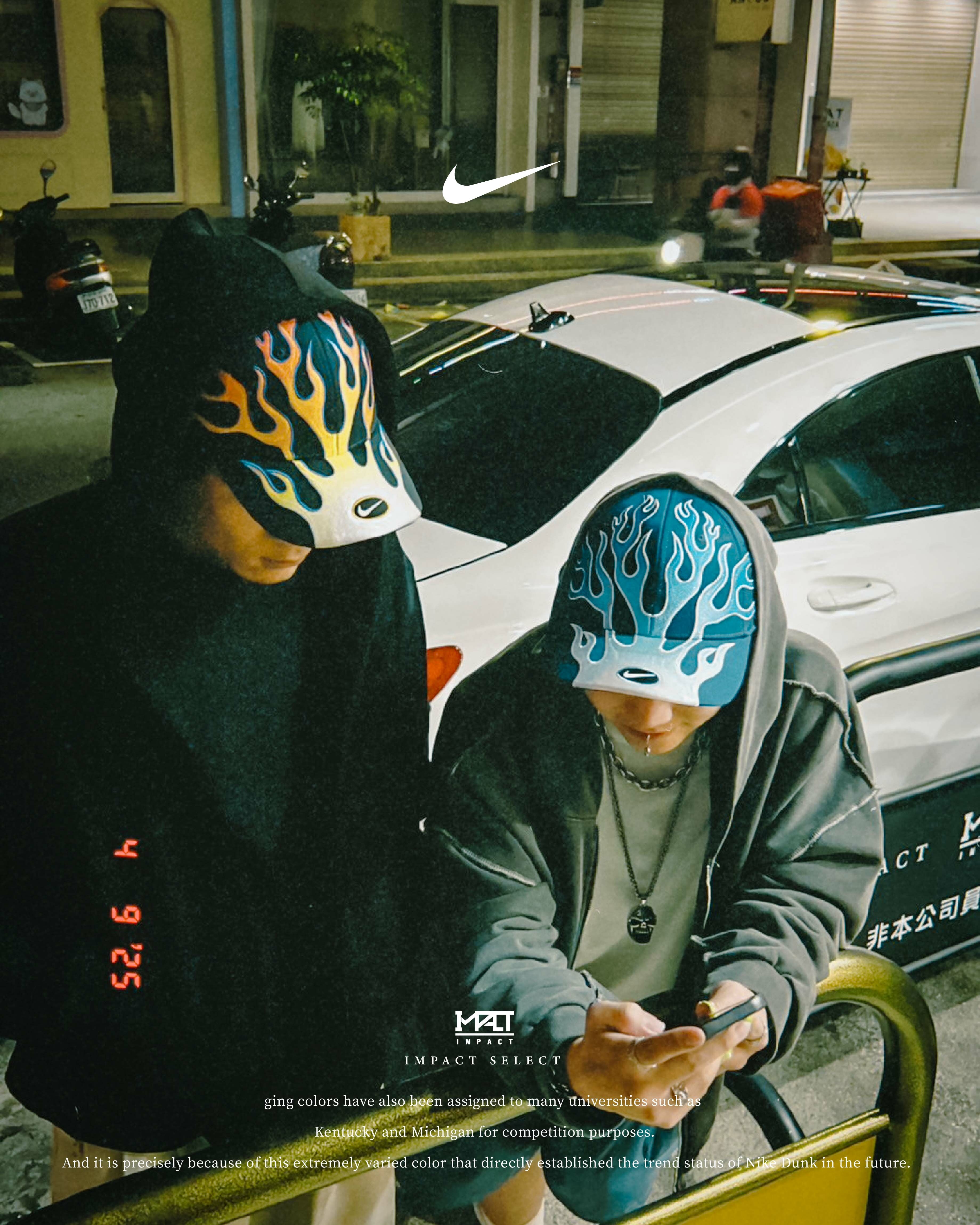 Nike 火焰帽 鴨舌帽 黑色 藍色 HV6642-010/HV6642-410