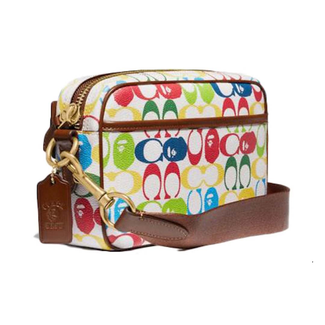 BAPE COACH APE 聯名 ACADEMY CROSSBODY 側背 小包 熱門款 2色 現貨