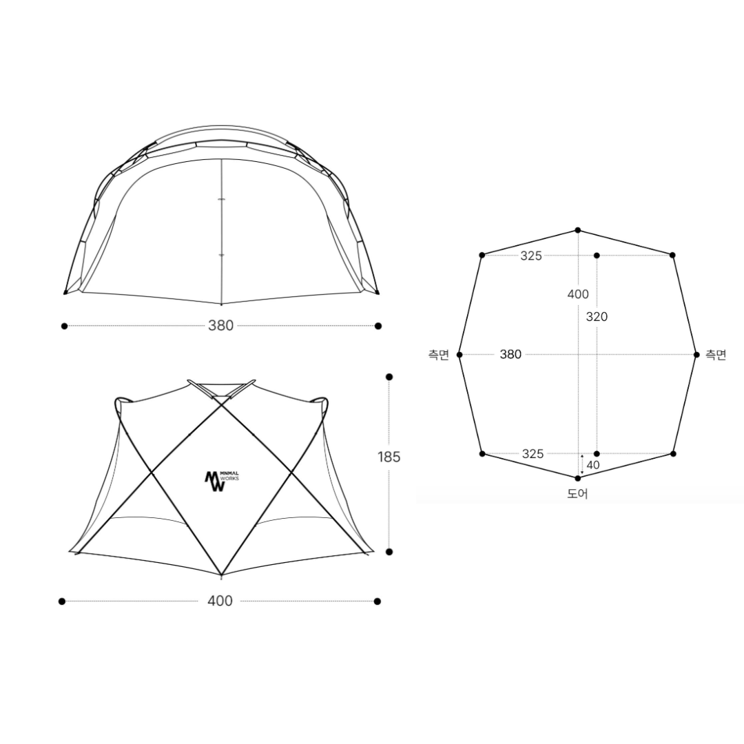 Minimal Works｜Shelter GHE 科技棉庇護帳 ｜卡其沙