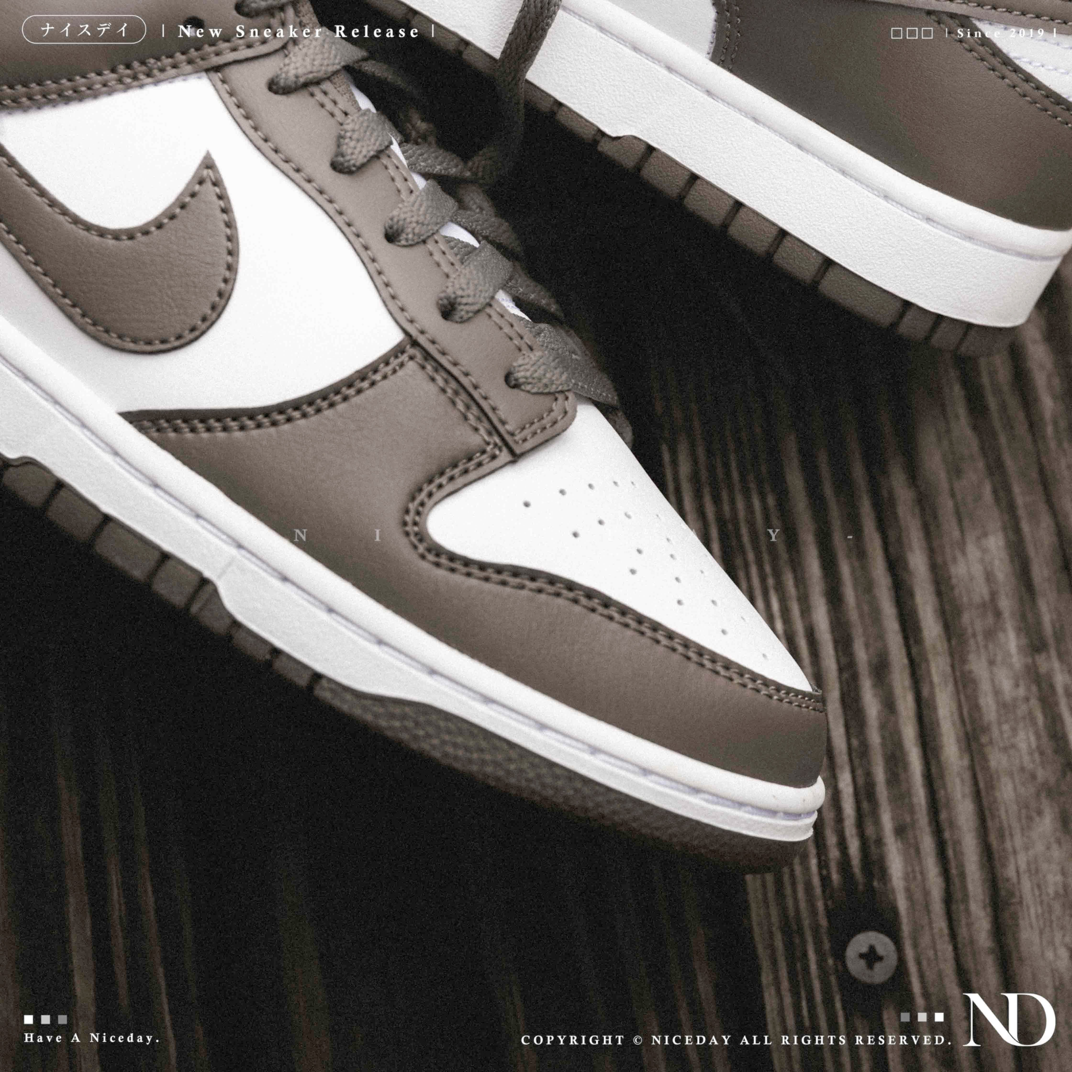 NICEDAY 現貨 Nike Dunk Low 棕灰 棕色 灰色 咖啡色 摩卡 摩卡灰 男鞋 HF5441-111