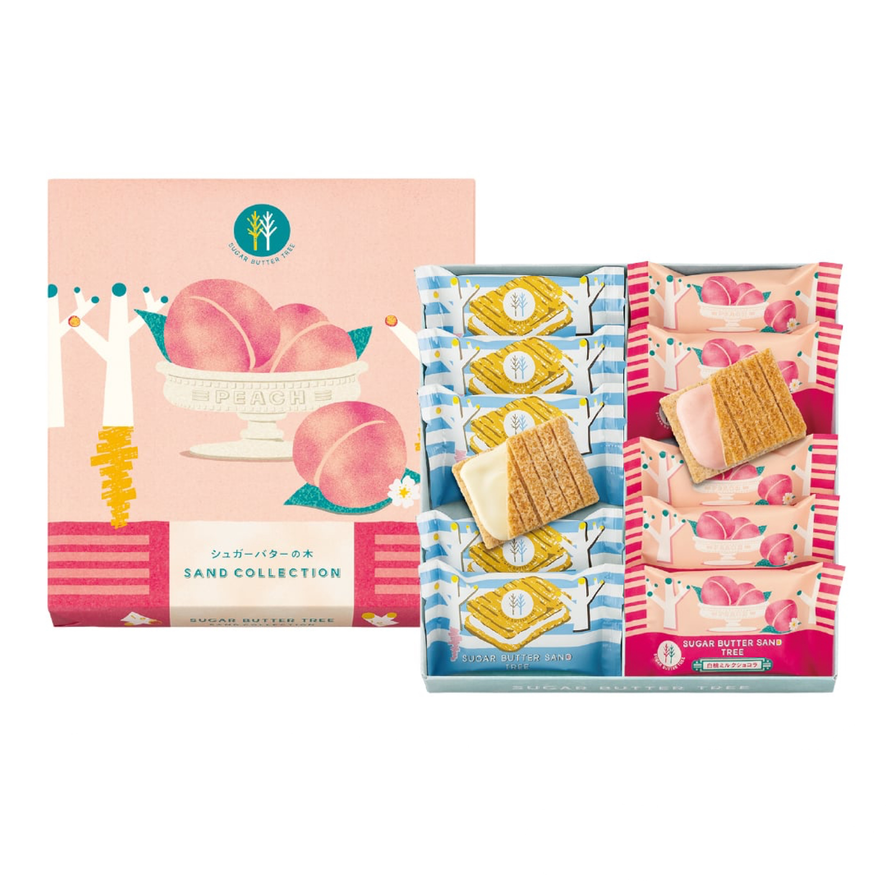 Sugar Butter Tree｜白桃奶油夾心餅詰合