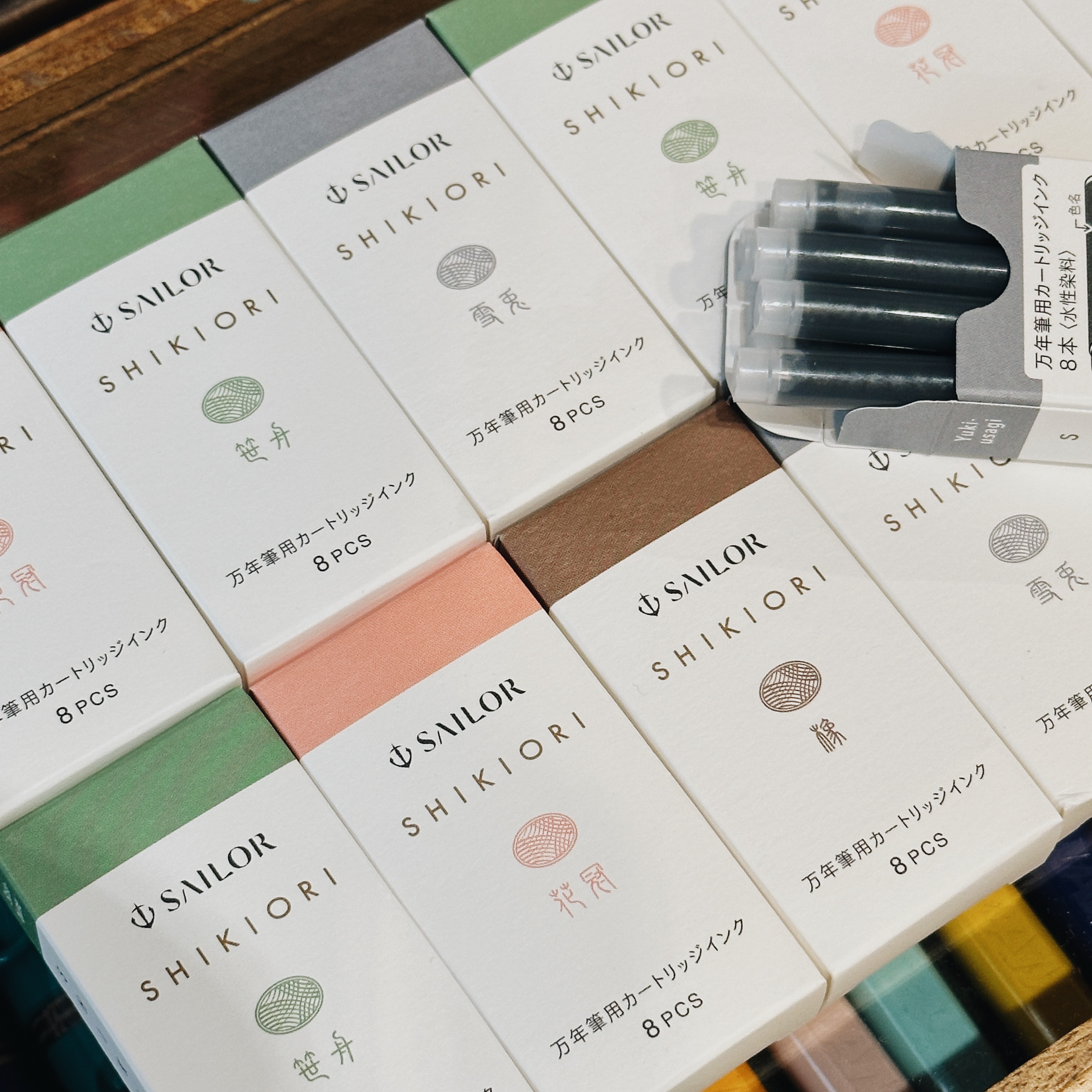 寫樂 SHIKIORI 四季織卡式墨水 2025草遊新色｜日本 Sailor