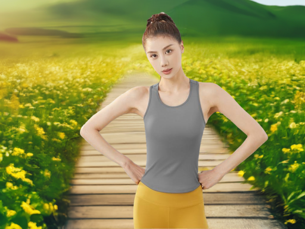 Black spruce-Women's Solid color basic Yoga fixed chest pad Push up Shockproof Sport bra vest黑雲杉-純色基本款防震聚攏瑜珈固定胸墊運動內衣背心