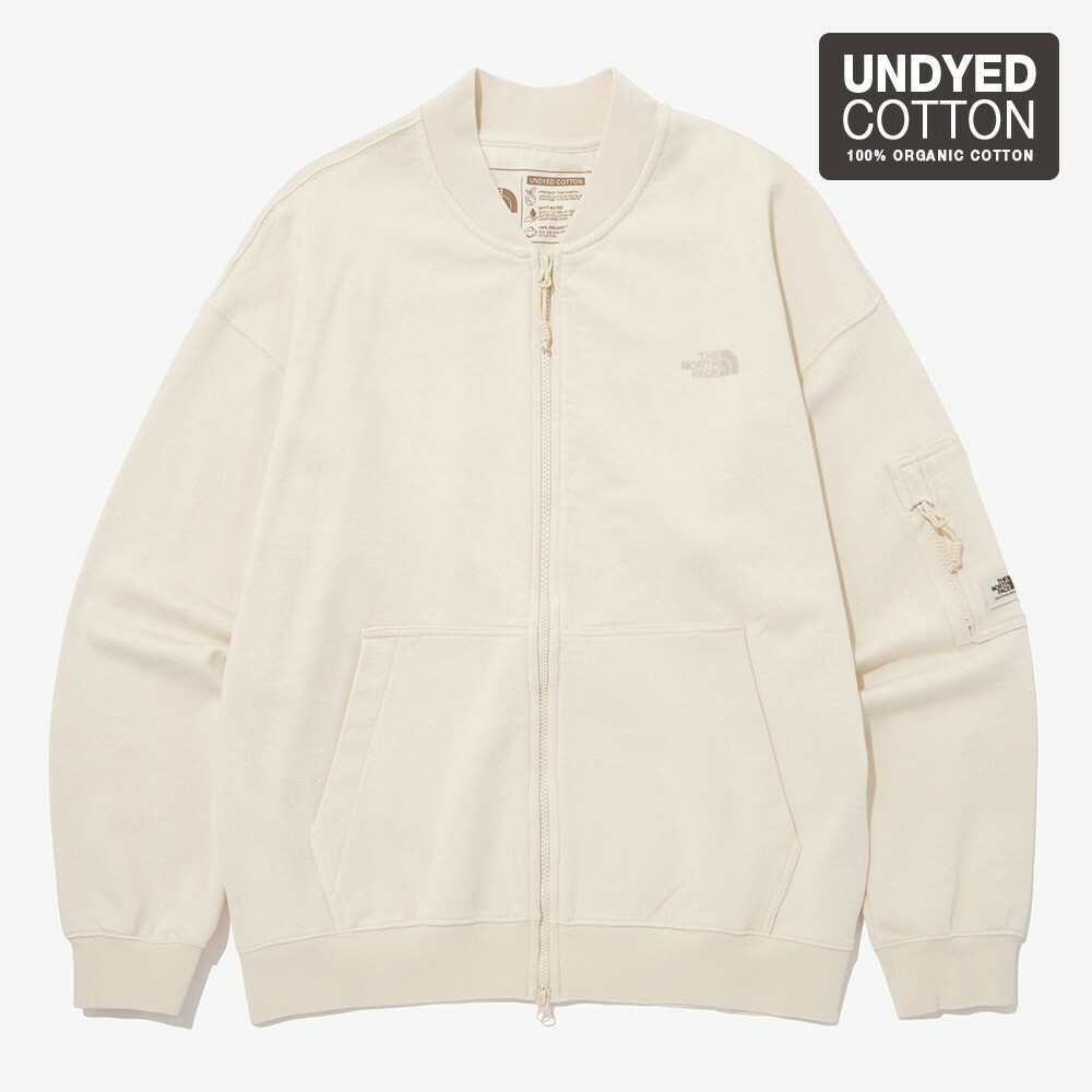 【過季特價】THE NORTH FACE 北臉 UNDYED BOMBER ZIP UP 外套 NJ5JN60J