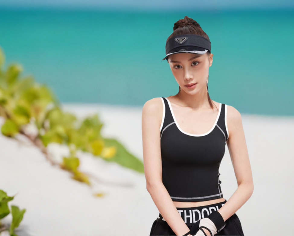 Black spruce-Women's Smile C-line Yoga Fix chest pad Push up Shockproof Elasticly Sport bra vest 黑雲杉-微笑C線防震聚攏瑜珈固定胸墊運動內衣背心