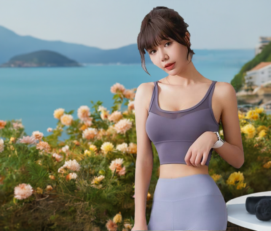 Black spruce-Women's Sexy thin shoulder straps Yoga Strap chest pad Push up Shockproof Sport bra vest 黑雲杉-性感細肩帶防震聚攏瑜珈胸墊運動內衣背心