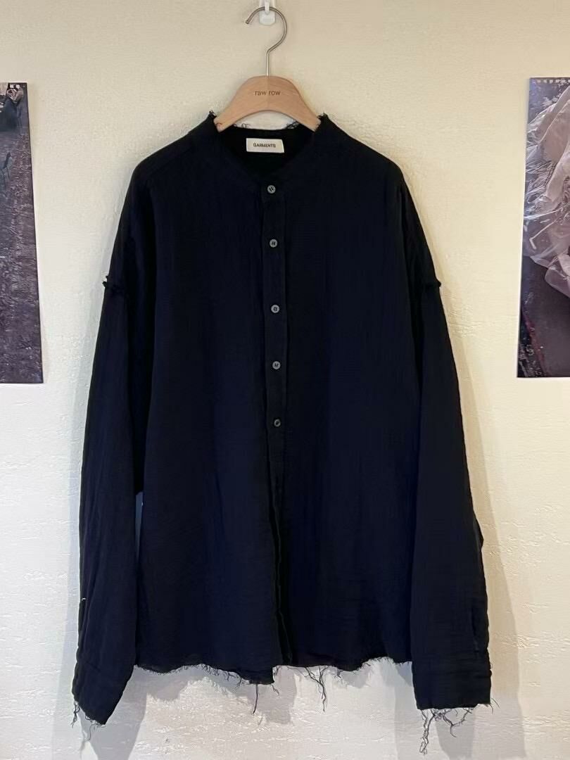 淨色暗紋長袖恤衫 GARMENTS-029S