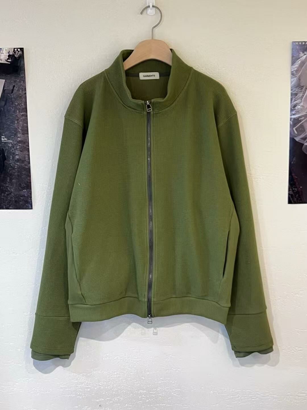 淨色企領拉鍊外套 GARMENTS-032JK