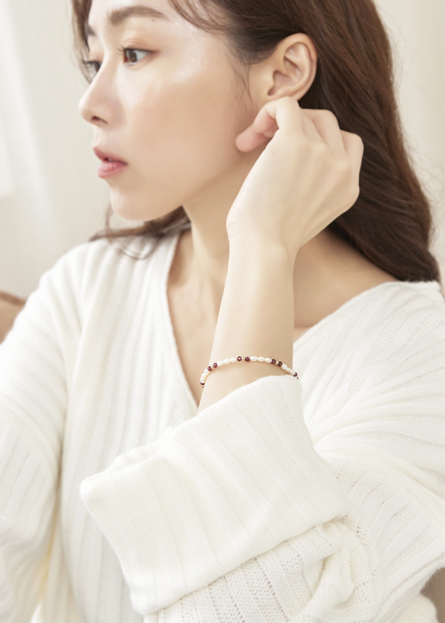 Valancy 手環｜石榴石｜