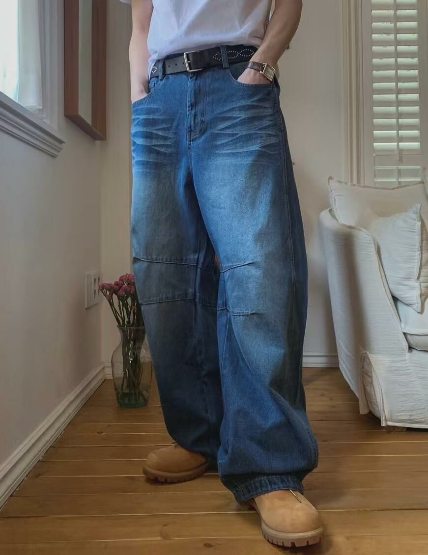 洗水鬆身牛仔褲 GARMENTS-028J