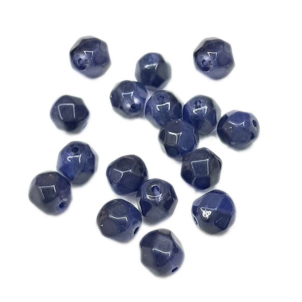 青金石多角珠6mm 3個 【十方】144207