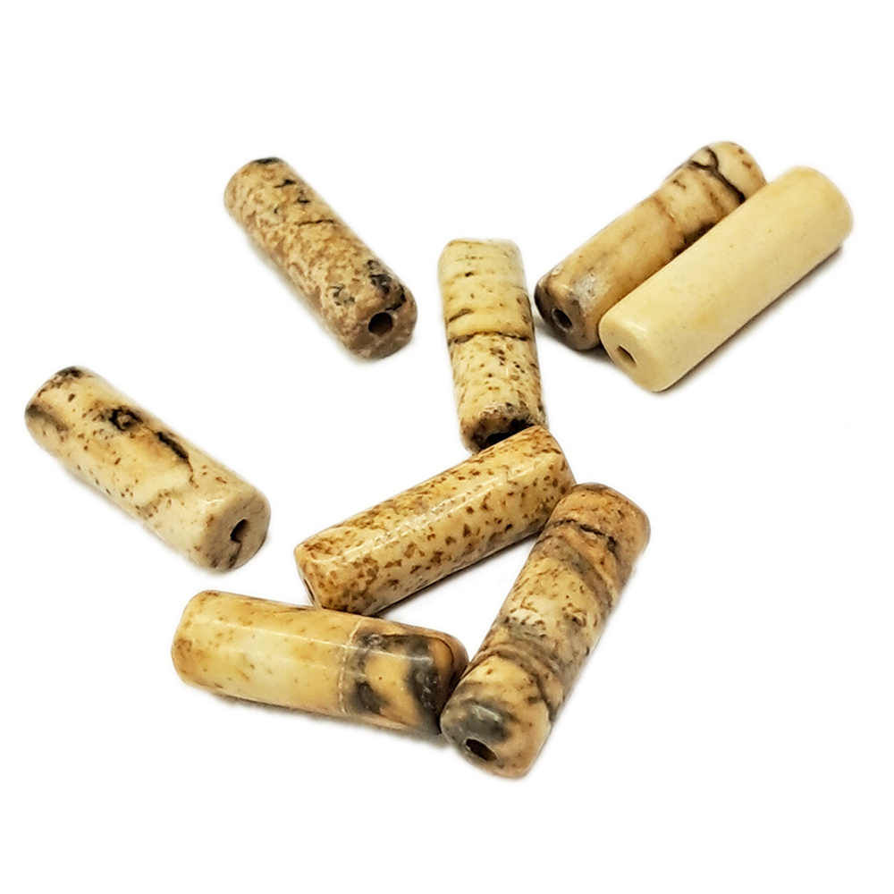 樹玉 圓柱珠0.4*1.3 公分1個【十方】144504