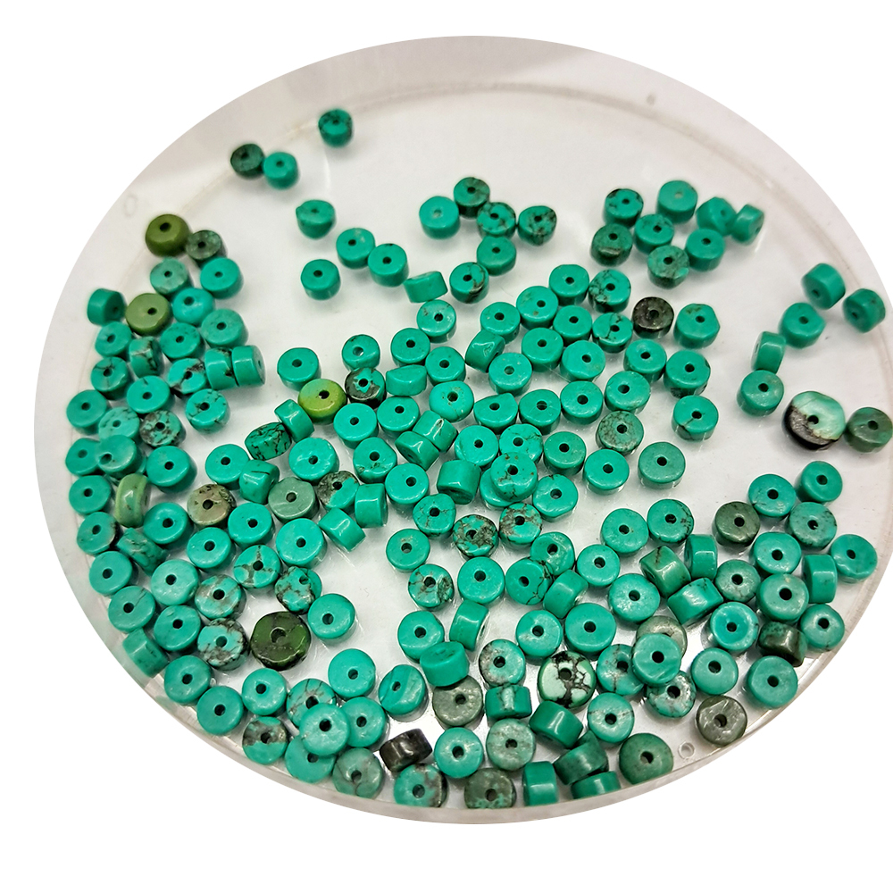 綠松石小輪珠 0.4*0.2 公分4個【十方】144194