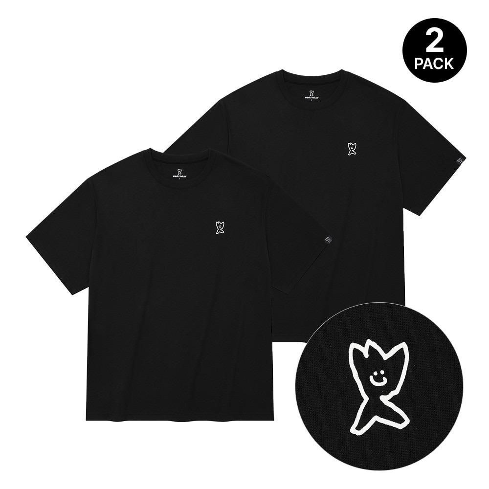 WACKY WILLY 2PACK Signature Short-Sleeve T-Shirts