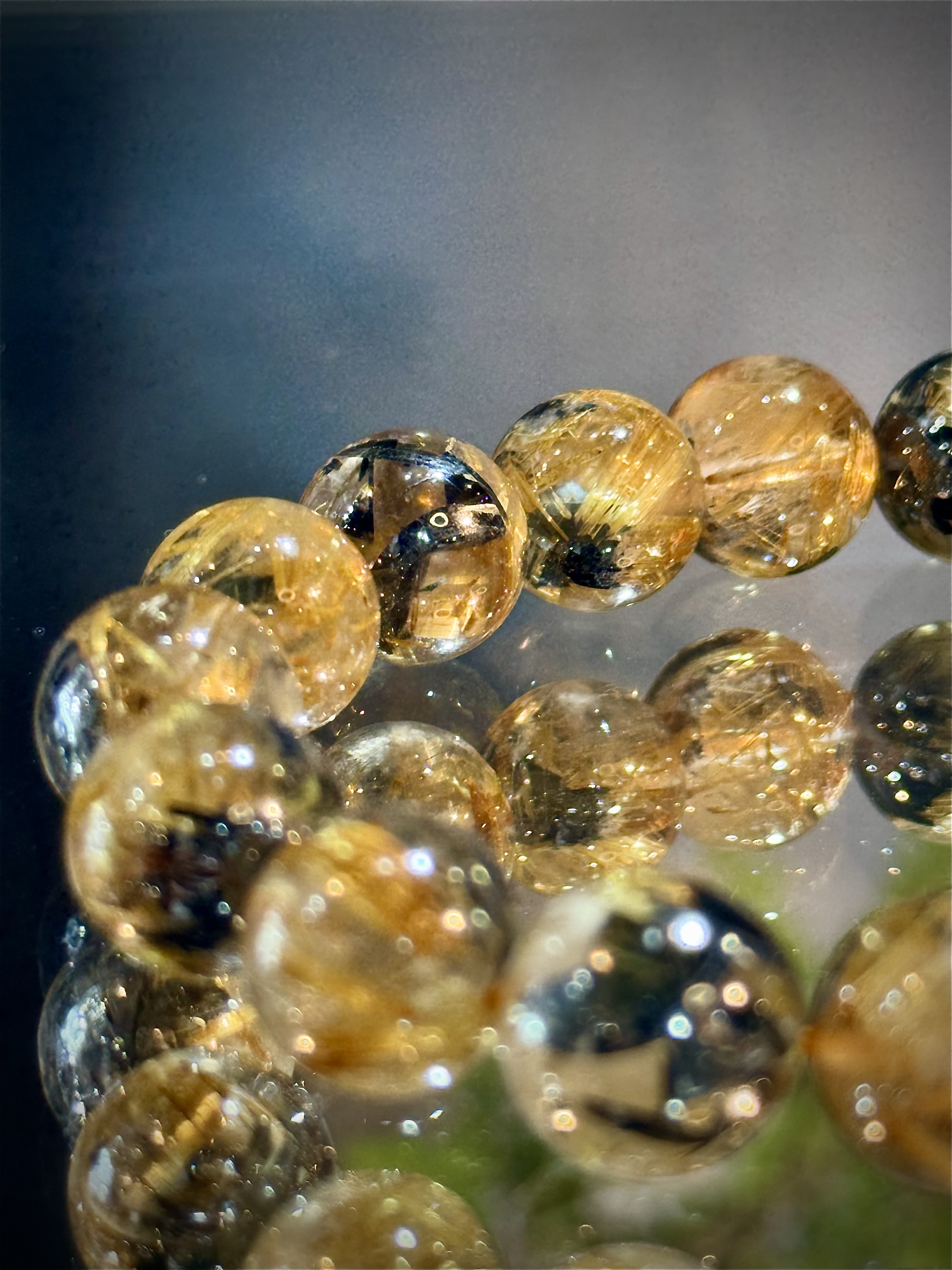 頂級碟鈦晶手串 9003