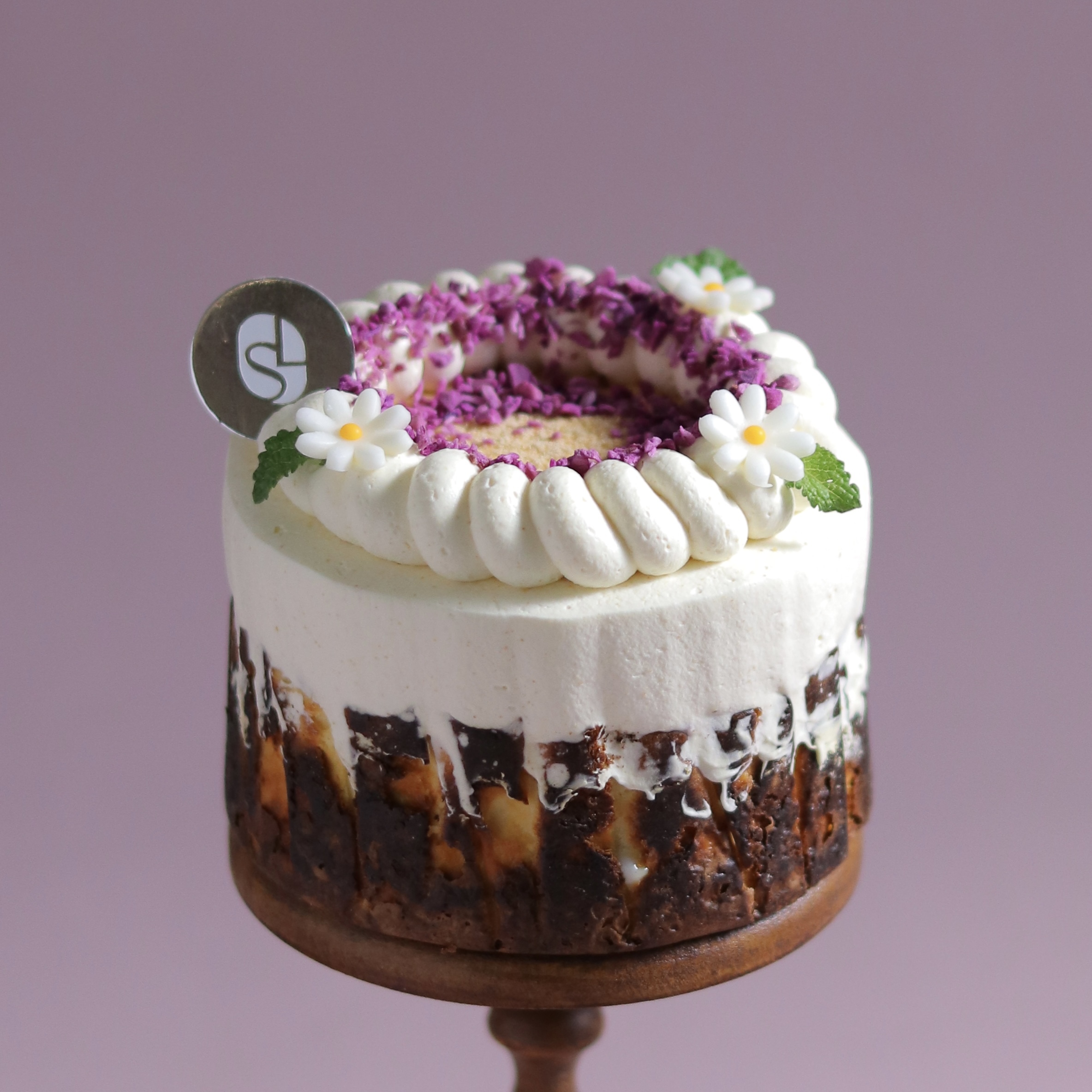 大甲芋泥麻糬巴斯克芝士蛋糕