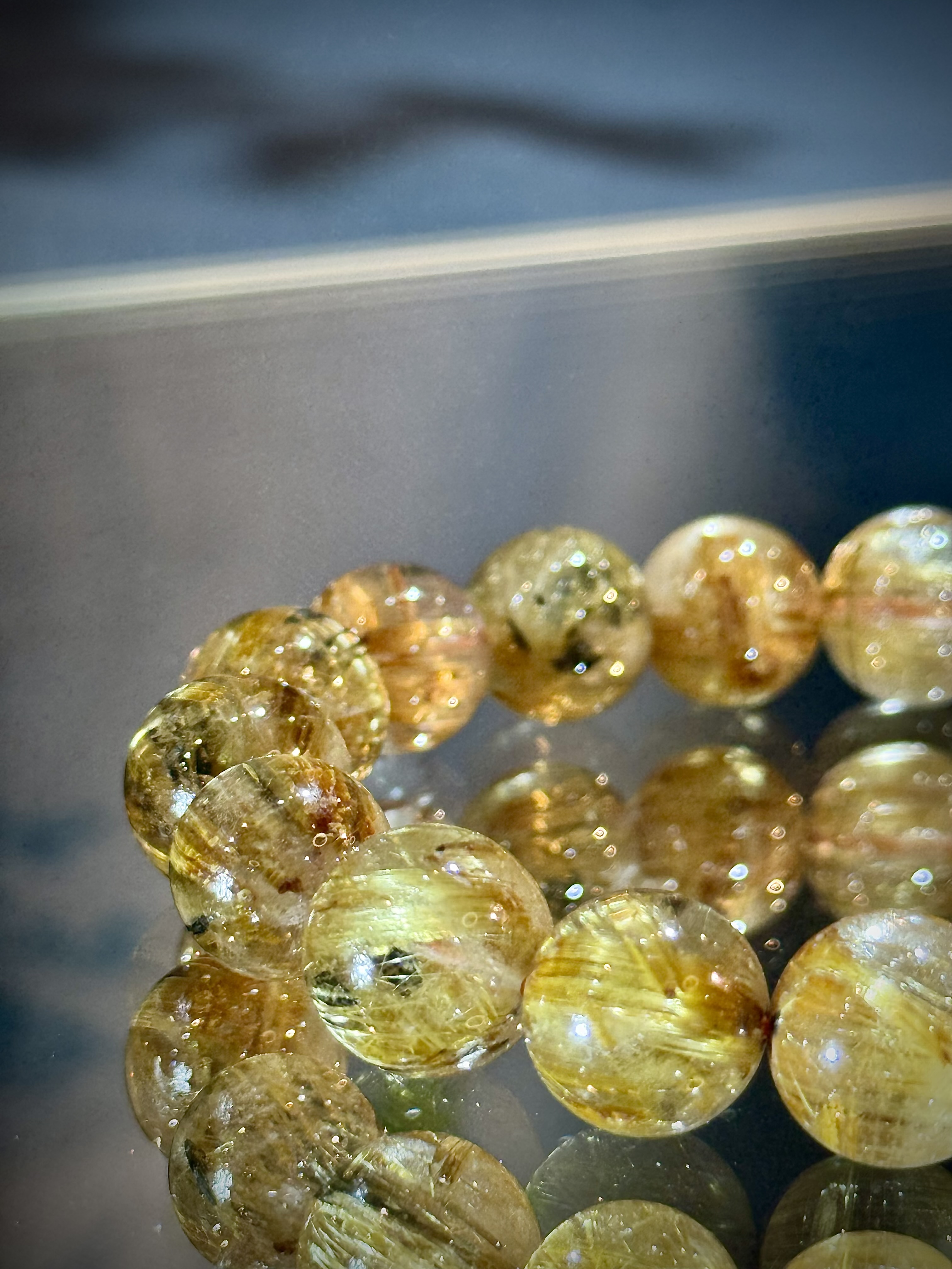 頂級碟鈦晶手串 9004