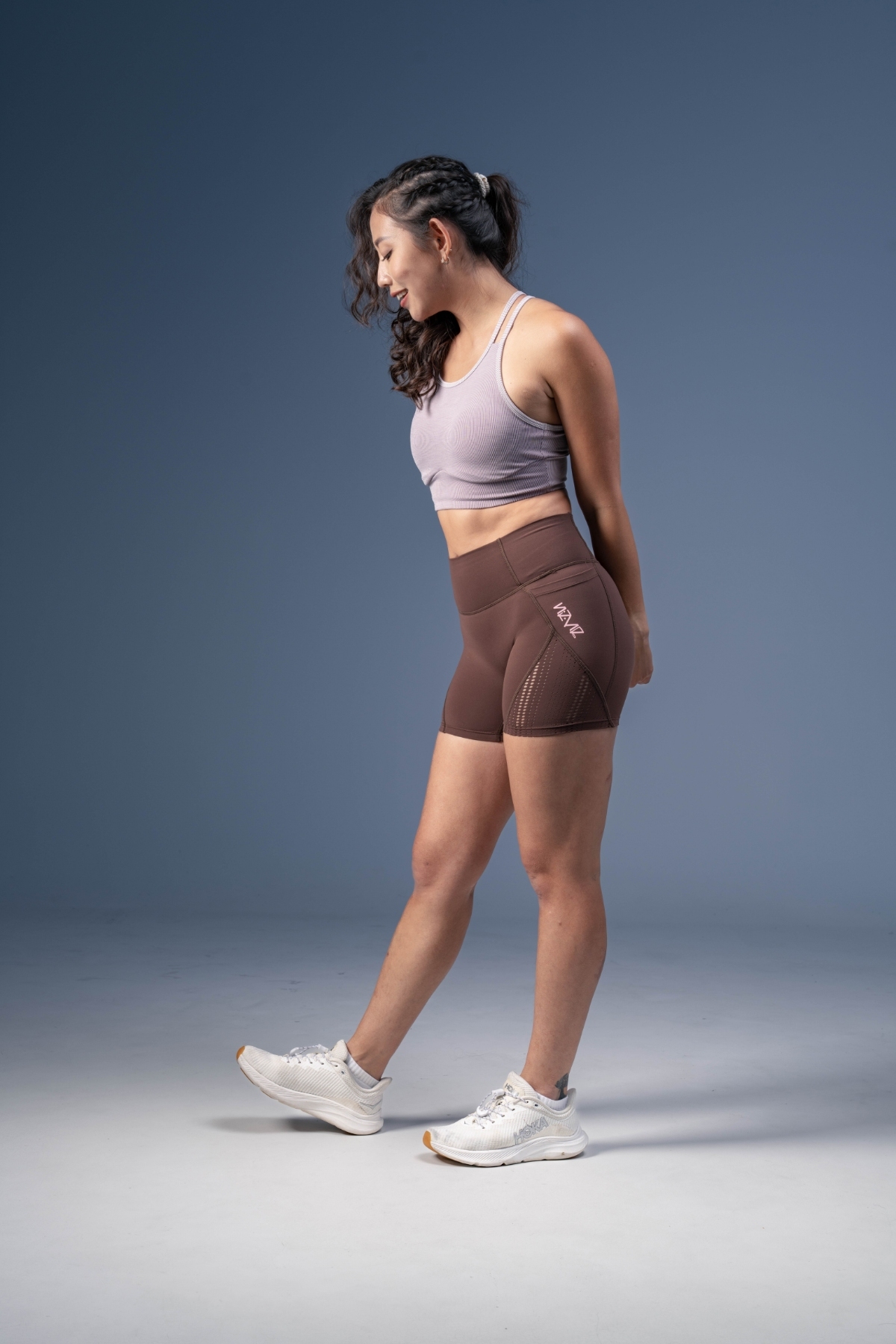 Soft Hold Bra 柔韌美背運動內衣_暮粉紫