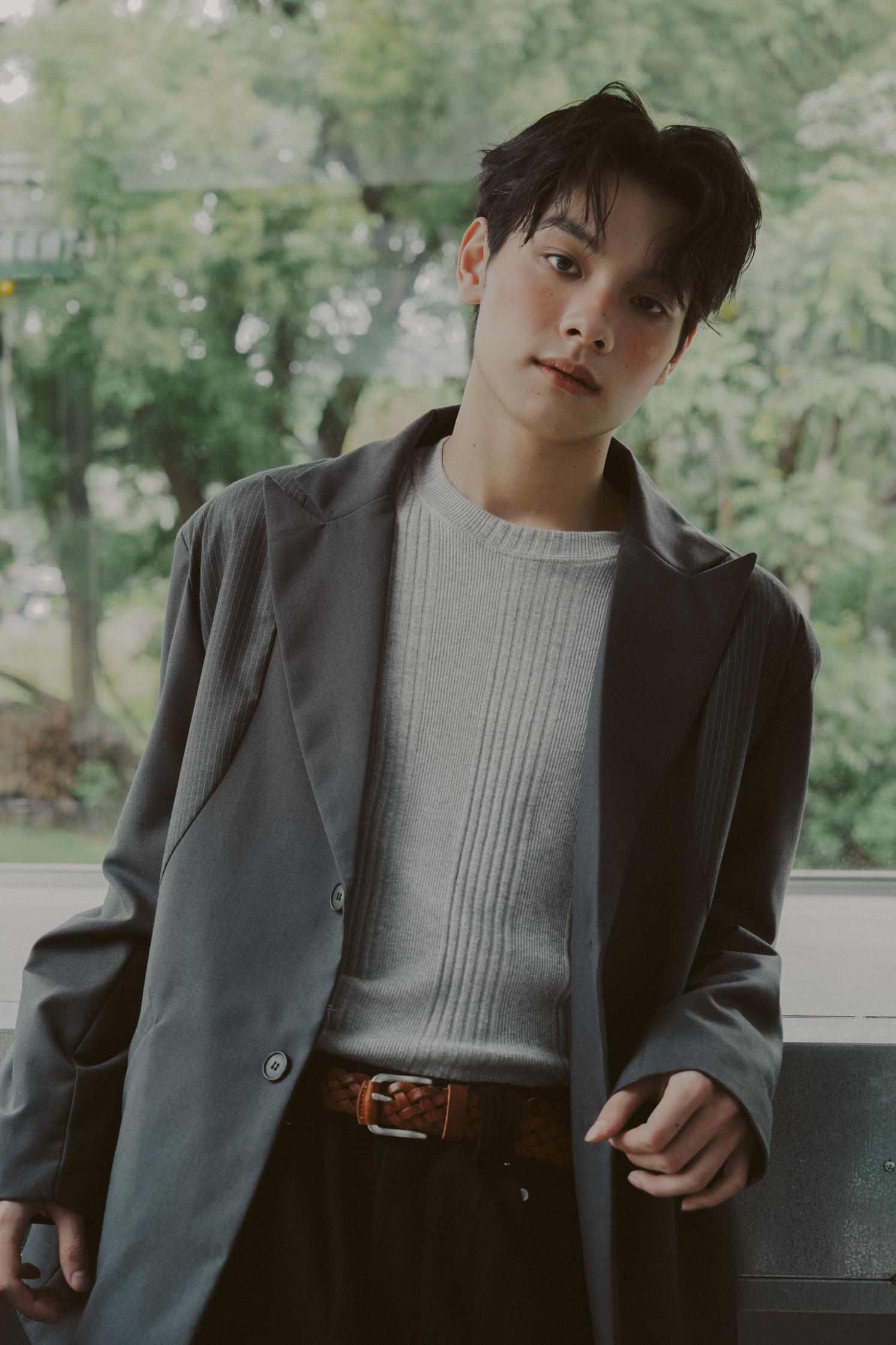 Stripe Color Blazer #西裝