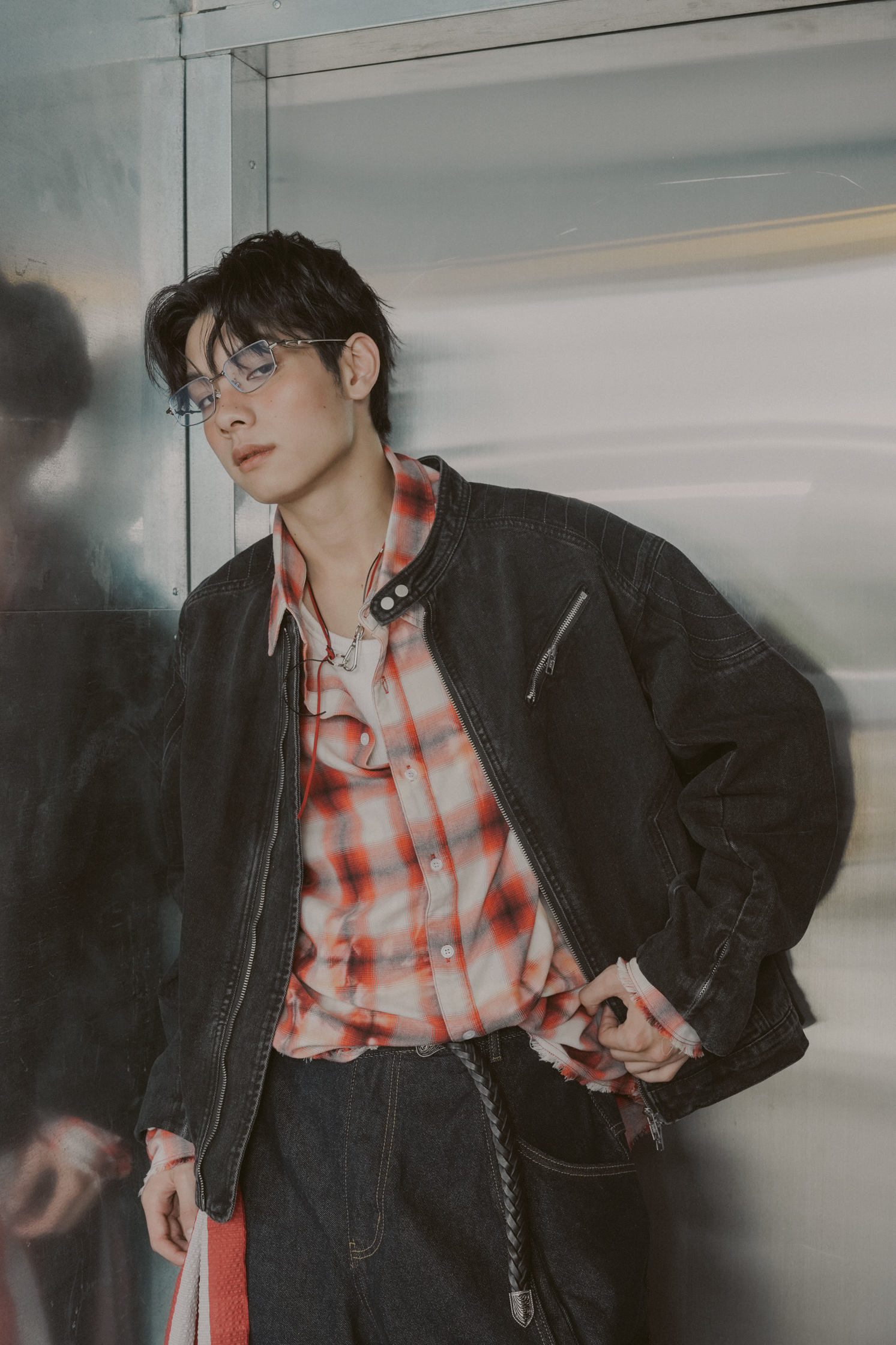 Washed Cutoff Shirt #襯衫 (售完不補)