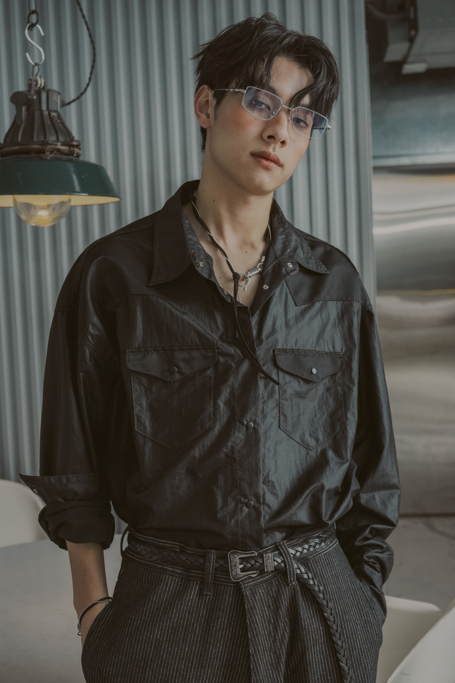 Western Nylon Cozy Jacket #襯衫外套