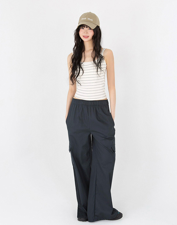 預訂｜MUAHMUAH POINT SLIT CARGO BANDING PANTS