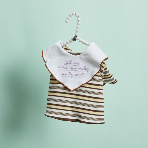 Louisdog 海風條紋圍巾領上衣