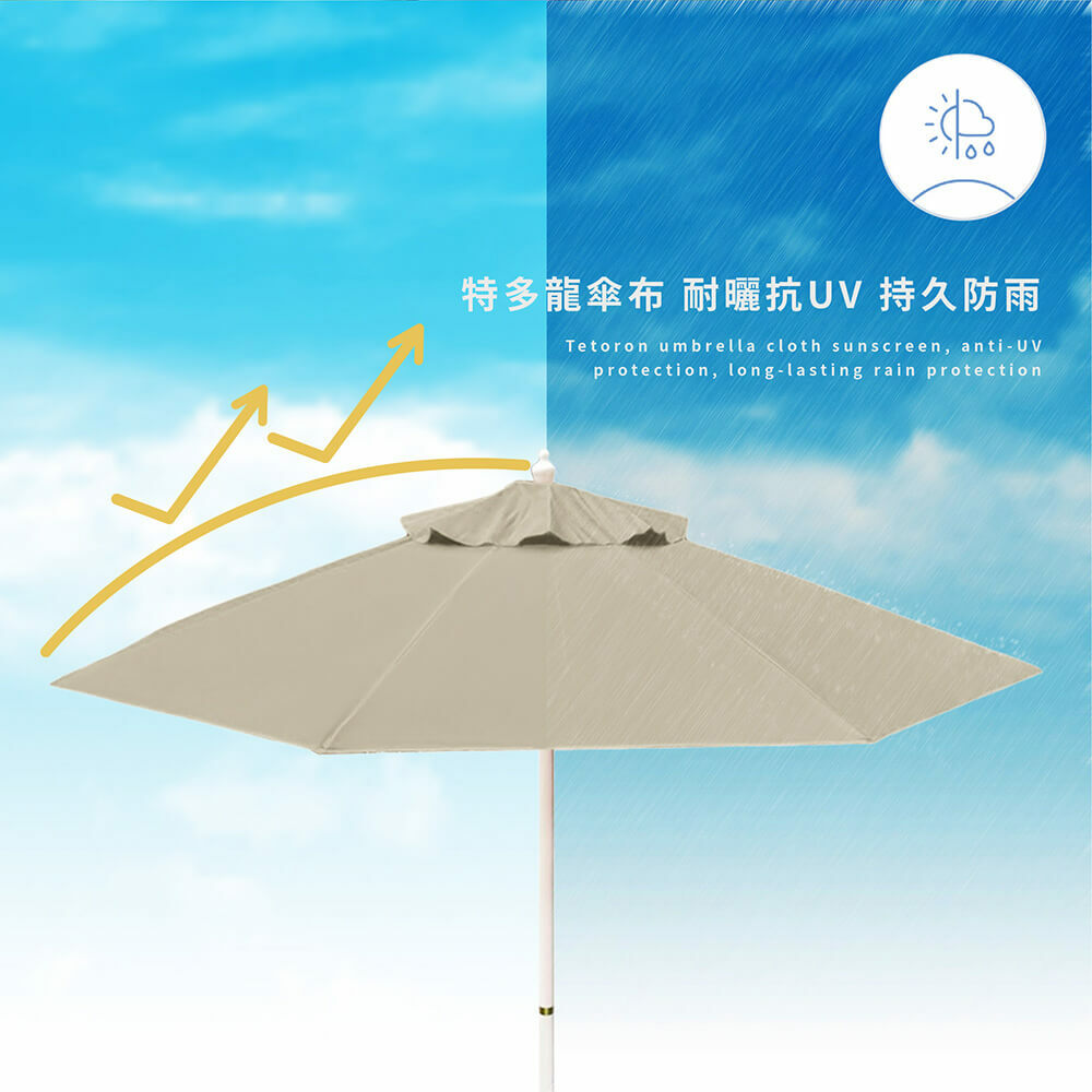 特多龍傘布,耐曬抗UV持久防雨