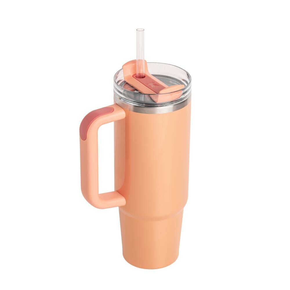 STANLEY 冒險系列 吸管隨手杯2.0 0.88L / 氣泡橘