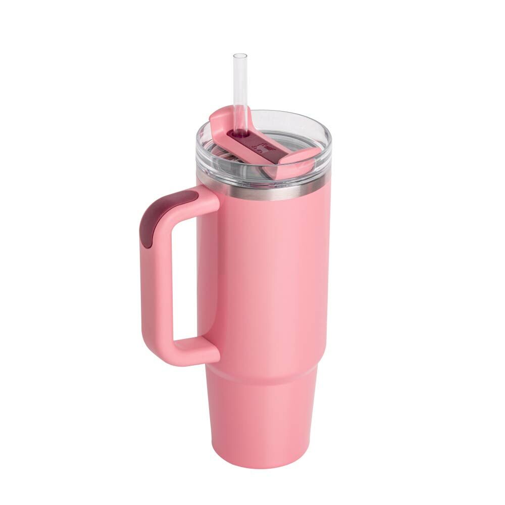 STANLEY 冒險系列 吸管隨手杯2.0 0.88L / 氣泡粉