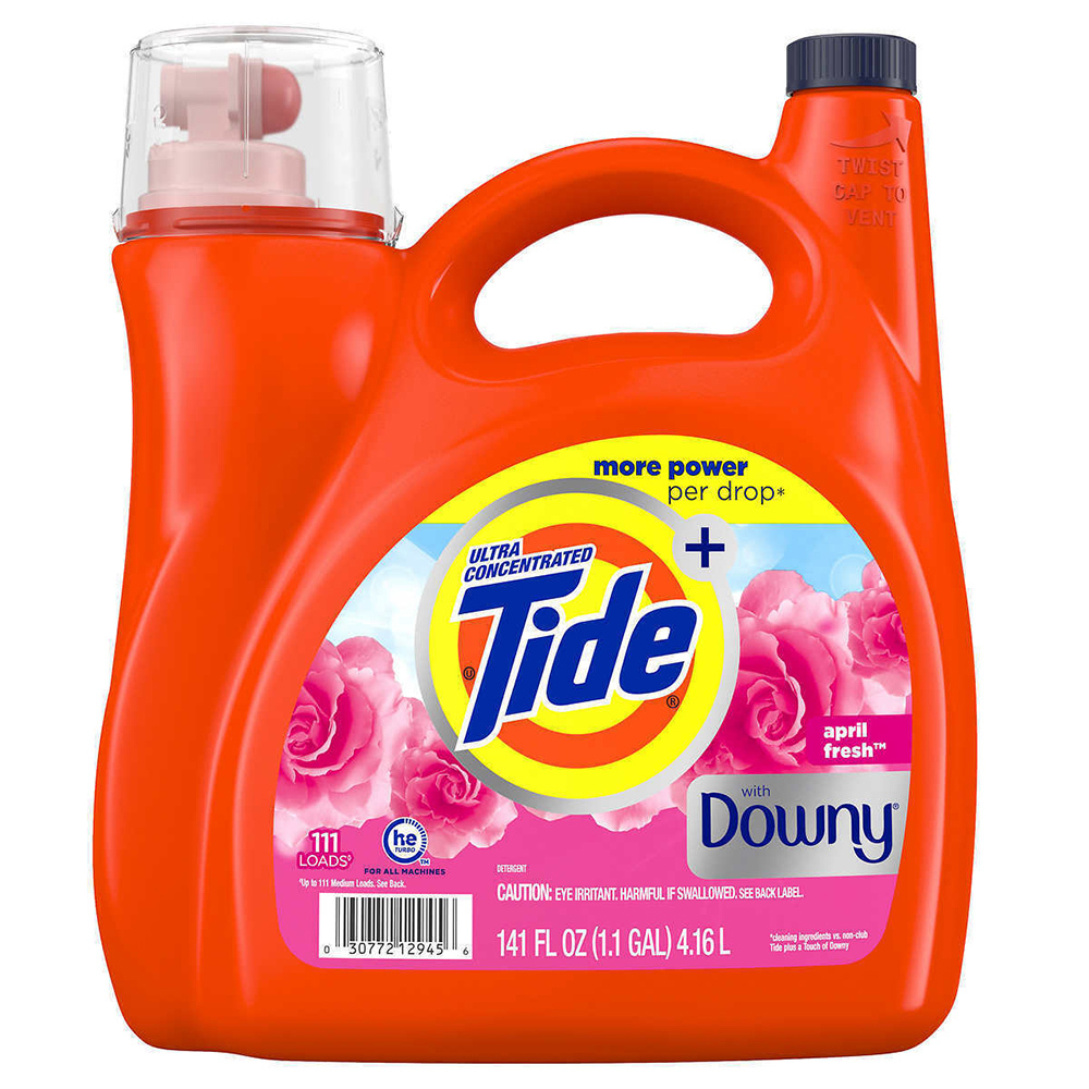 【TIDE】超濃縮he高效能洗衣精(添加Downy柔軟精)141oz/4.16L