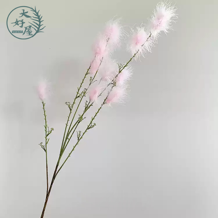 仿真雪花蒲公英 (月下白)