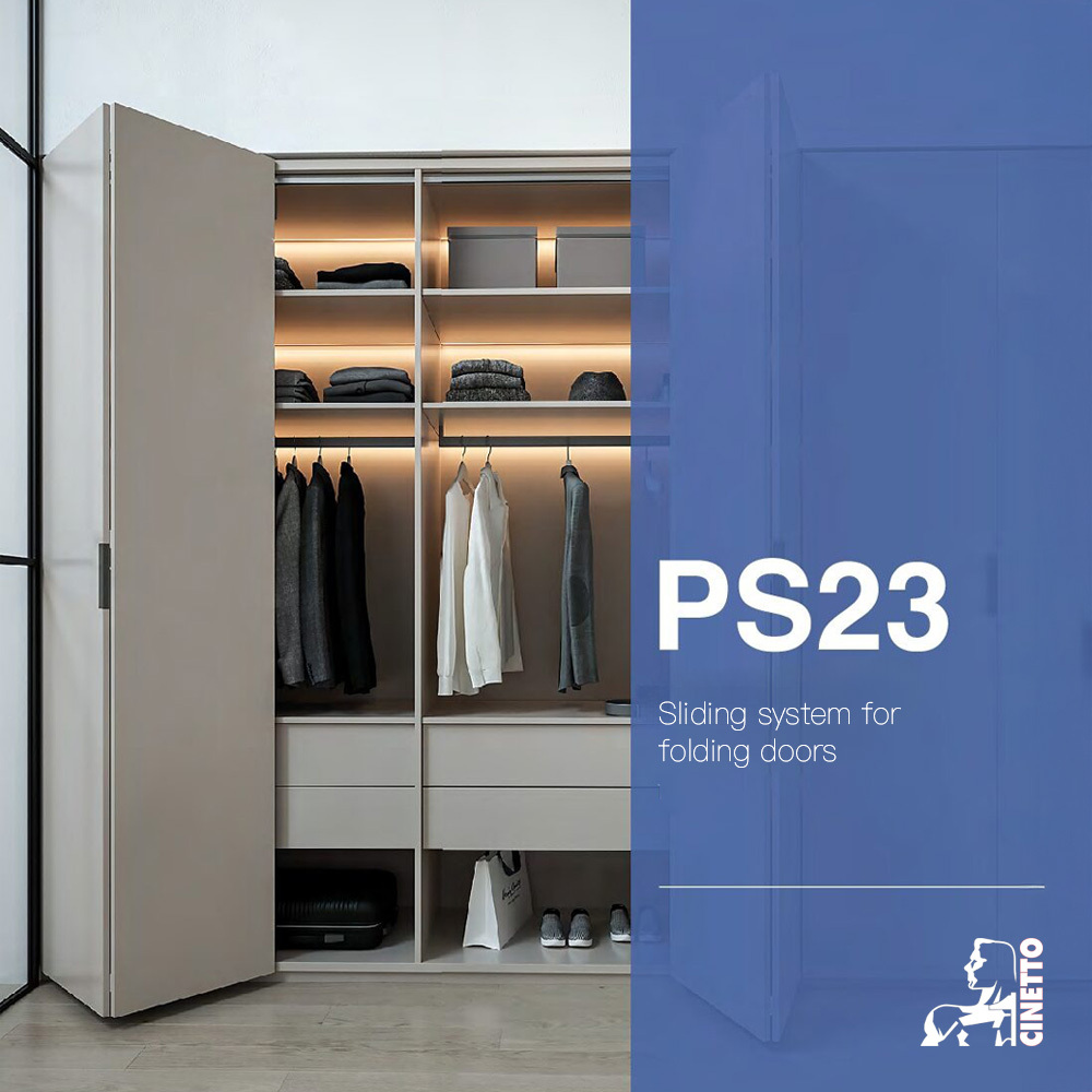 cinetto ps23 衣櫃摺趟門系統